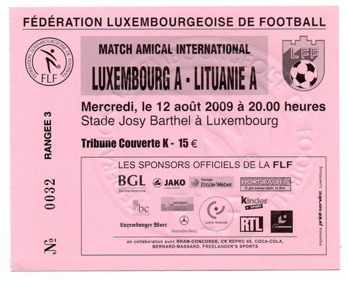 Ticket lsp luxemburg litauen - lsp,