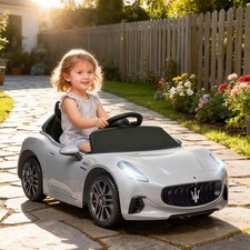 AIYAPLAY Kinder Elektroauto 12V Kinderauto mit 2,4 GHz Fernbedienung, 2 Motor