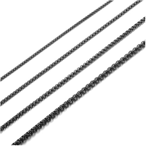 Herren damen edelstahl kette - edelstahl,