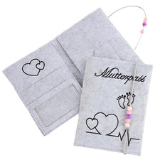 Mutterpasshülle aus Filz für