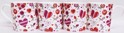 Chic hearts tassen - 4, fine