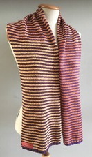 LEICHTER SCHAL LILA & ORANGE &