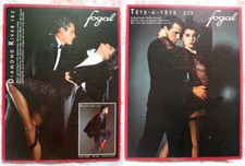 fogal Strümpfe/Strumpfhose - 2 Plakat-Aufsteller: Diamond River + Tete-A-Tete