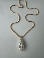 Collier 925er Silber Vergoldet mit Diamonique Cubic Zirkonia Anhänger