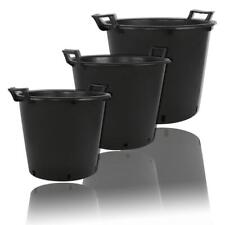 Geli Pflanzcontainer mit Griff Baumschulcontainer 30 - 45 Liter schwarz