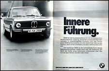 BMW 02-Reihe, 1602 1802 2002 2002 tii  originale Werbung aus 1975