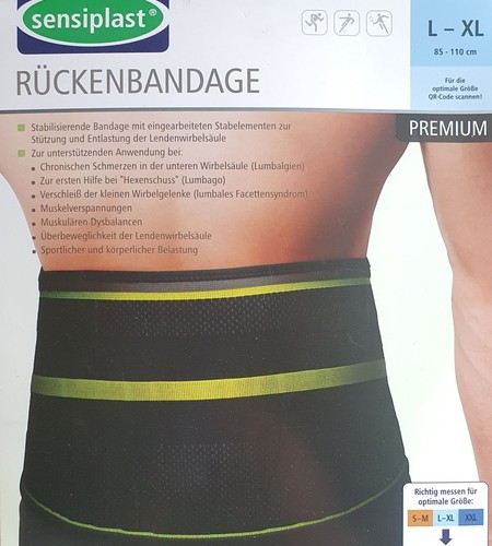 Sensiplast rückenbandage - sensiplast,