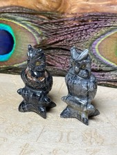 Mini Eule aus Picasso Jaspis