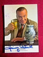 Original-Autogramm von Heinz Schenk (verst.), Farbbild-Karte, Postkartengröße