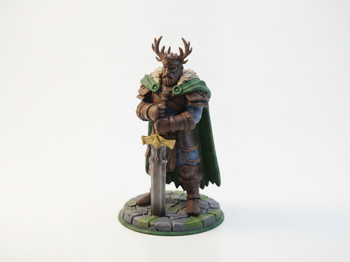 Figur hirsch könig deko - deko, grau