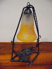 Art Nouveau / Art Deco Lampe Lamp - G. V. de Croismare - signed - Pâte de Verre