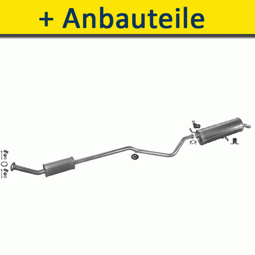 Auspuff auspuffanlage für - auspuff,