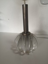 60/70er  Hängeleuchte Glas Deckenlampe  Lamp panton Ära 