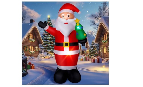 Aufblasbarer weihnachtsmann - aufblasbarer,
