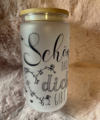 Trinkbecher matt mit - , deckel