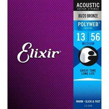 Elixir 11100 • Polyweb • Medium 013-056 • Satz Saiten für Westerngitarre 