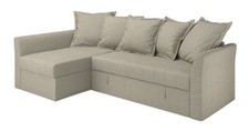 Brandneu IKEA HOLMSUND Bezug für Eckschlafsofa, Borgund beige, 105.522.32