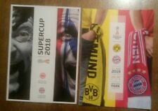 Off.Programm Supercup 2018+2019 FC Bayern München Eintracht Frankfurt Dortmund
