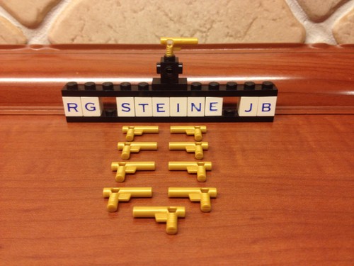 Lego pistolen gold - 10,