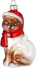 Christbaumschmuck Katze mit