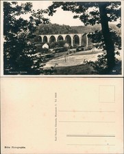 Hetzdorf-Flöha (Sachsen) Hetzdorfer Brücke mit Blick auf den Bahnhof 1940