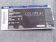 Konzertkarten Coldplay