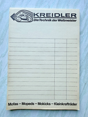 Kreidler rechnungsblock nos - rechnungsblock,