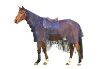 Euroriding Ausreit-Fliegendecke mit Fransen