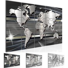 Wandbilder Set Weltkarte XXL