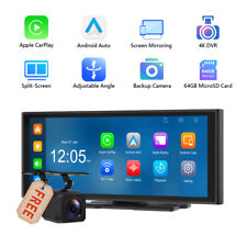 CAM + Android Auto Apple CarPlay Tragbar 10Zoll IPS Autoradio Bluetooth GPS Navi
