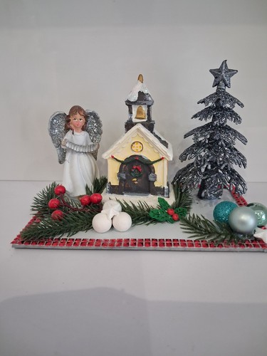Weihnachts gesteck engel - gesteck,