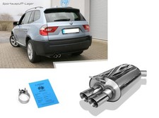 Fox Sportauspuff für BMW X3