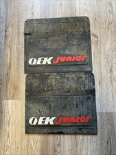 Qek Junior Schmutzfänger  1 Paar DDR Wohnwagen Aus Gummi Mit Logo