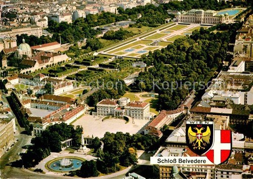 Wien schloss belvedere mit - wien,