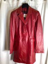 Damen Leder Mantel von Pellessimo