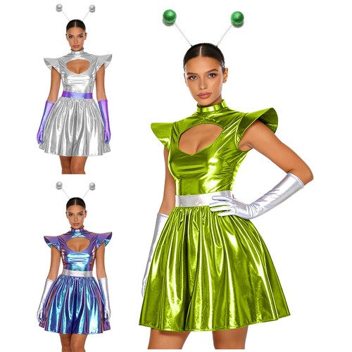 Damen space girl party rave - damen,