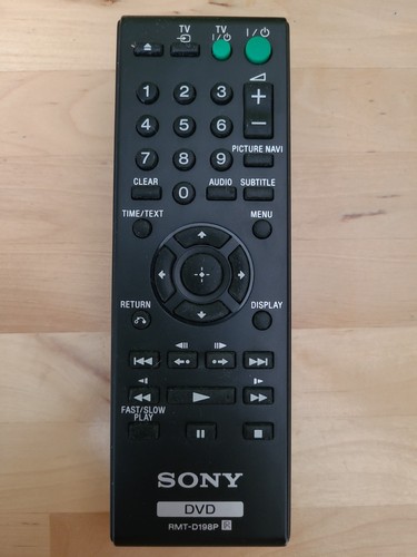 Sony rmt d198p - rmt-d198p, fernbedienung