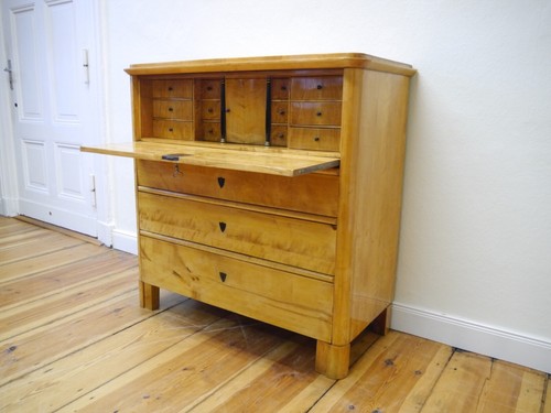 Biedermeier sekretär birke - biedermeier,
