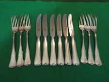 WMF Modell 3700 Vorspeisenbesteck für 6 Personen 12 Teile Silber 90er