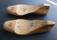 Echte Uralte Originale Schuhmacher-Schuhleisten Holz Gr.42 c.100 Jahre alt Antik