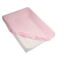 Wickelauflagenbezug aus Frottee 50x70 cm Rosa, Baby Calin,