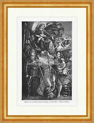 Madonna mit heiligen michael - mit,
