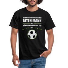 Alter Mann Mönchengladbach Fan | Retro Vintage Männer T-Shirt