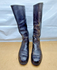 Vintage German Military Boots Knobelbecher Gr.47/12 Bundeswehr BW Leder Stiefeln