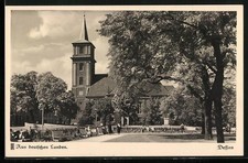 Ansichtskarte Dessau, Johanniskirche mit Platz 