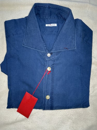 Kiton shirt blue new with - blue,,