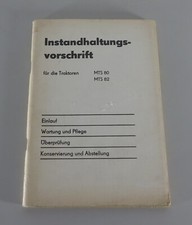 Instandhaltungsvorschrift MTS / MTZ 80 / 82 Belarus Stand 04/1983