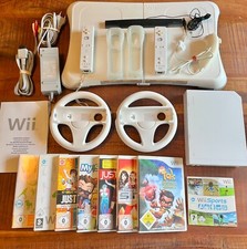 Nintendo Wii Bundle + Spiele + Board | Wii Fit, Wii Sports,Controller, Konsole
