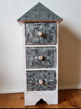 Schränkchen Schrank Kommode Shabby Vintage Asia Oriental Design Schubladen Deko