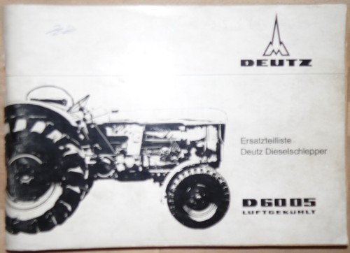 Deutz schlepper 6005 - deutz, d